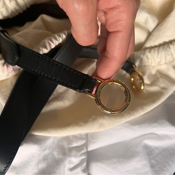 FENDI PEEKABOO Soft black nappa leather, medium size, whipstitch edge. - Picture 11 of 15